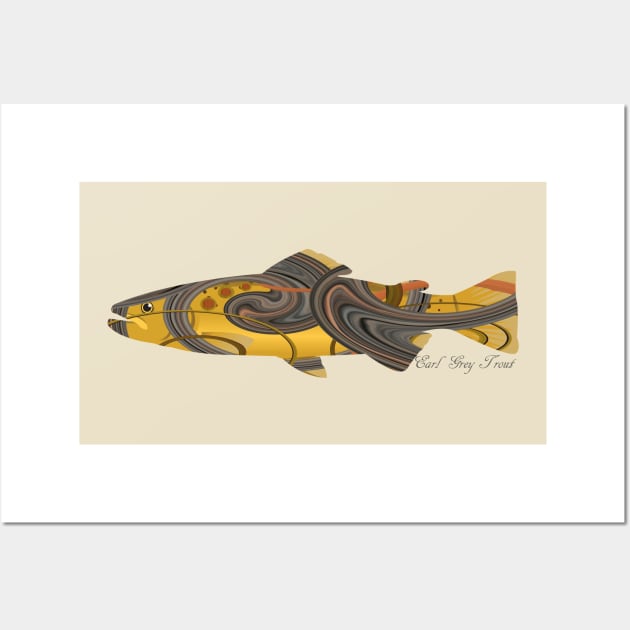 Earl Grey Trout Wall Art by Whisperingpeaks